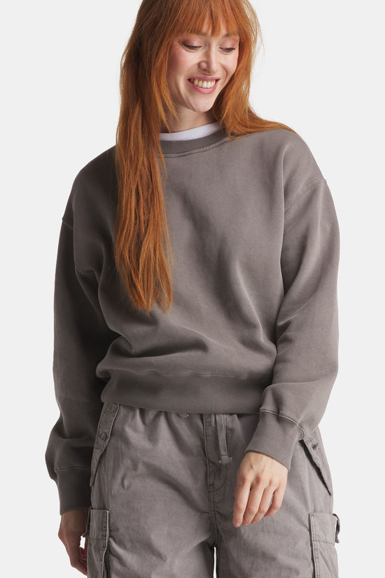 AS Colour Relax Faded Crew Trui Dames mid grey