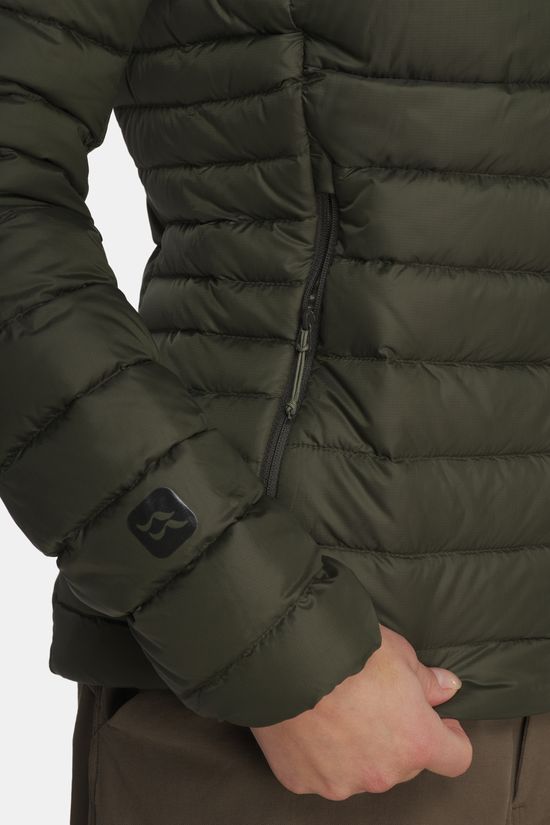 Rab Microlight Alpine Hoody Donsjas Dames dark green
