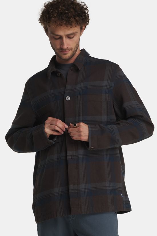 Fjällräven Singi Flanellen Overshirt black/dark blue