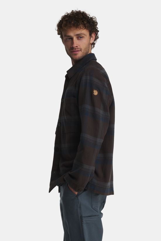 Fjällräven Singi Flanellen Overshirt black/dark blue