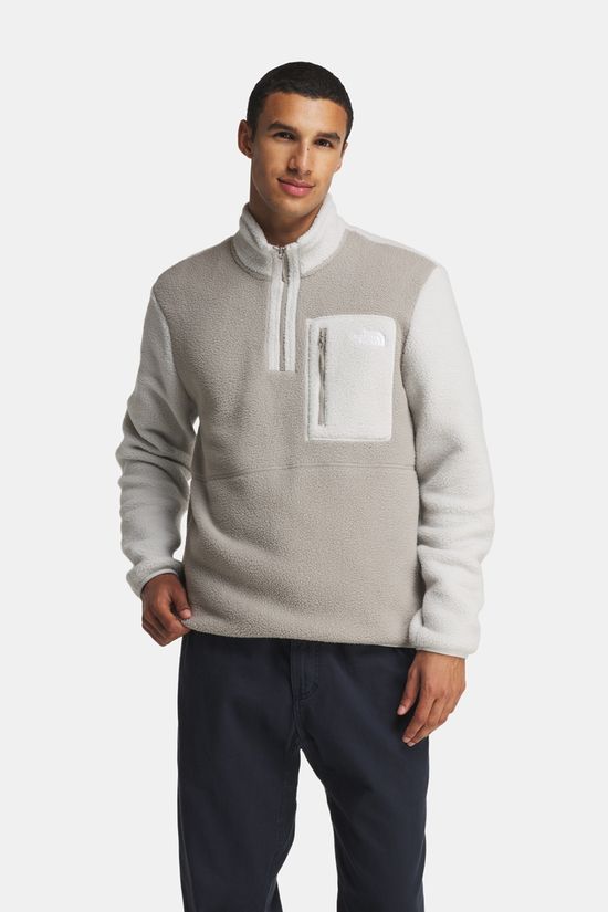 The North Face Yumiori 1/4 Zip Fleecetrui Heren Beige/Off White