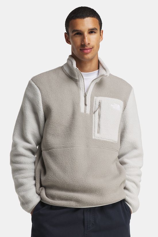 The North Face Yumiori 1/4 Zip Fleecetrui Heren Beige/Off White