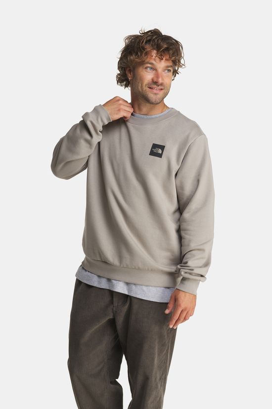 The North Face Box Half Dome Regular Crewneck Trui Heren Beige