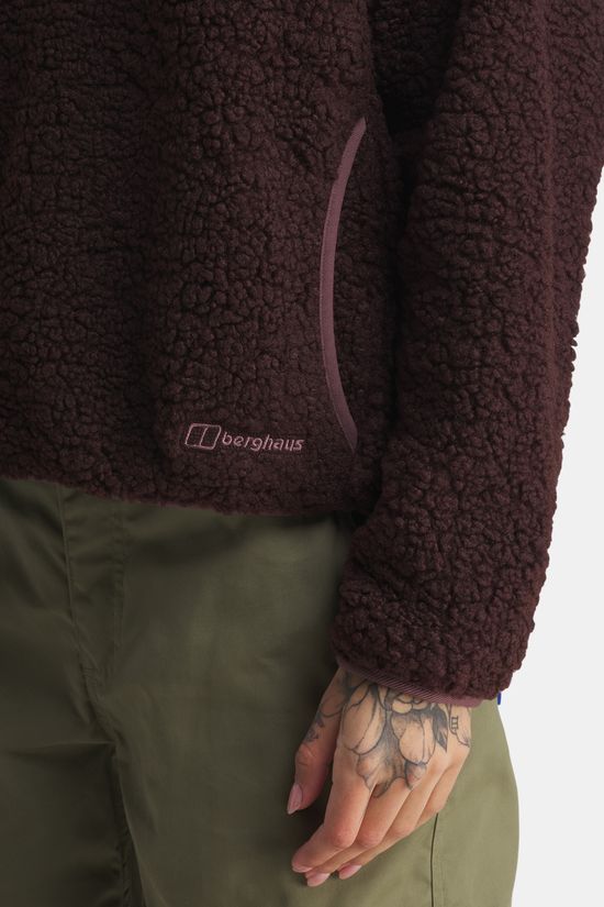Berghaus Bamburgh HZ Loft Fleecetrui Dames dark brown