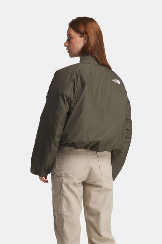 The North Face Choqa Bomber Gevoerde Jas Dames dark khaki