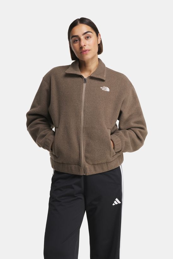 The North Face Collared Fleecevest Dames Bruin