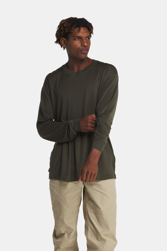 icebreaker Merino 150 Tech Lite Relaxed Longsleeve dark khaki