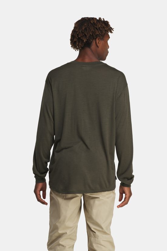icebreaker Merino 150 Tech Lite Relaxed Longsleeve dark khaki