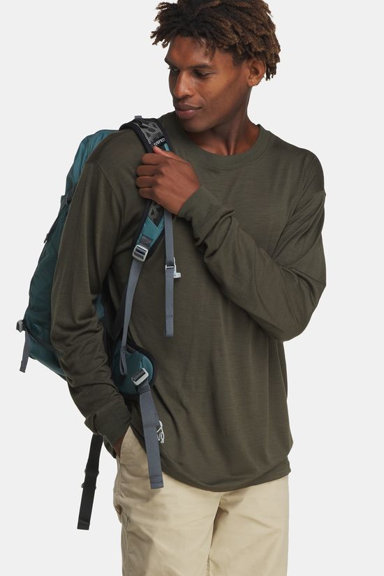 icebreaker Merino 150 Tech Lite Relaxed Longsleeve dark khaki