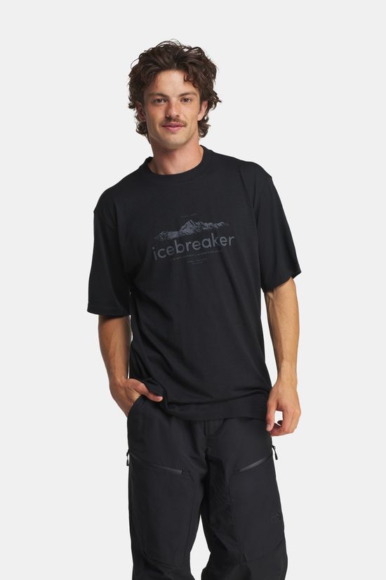 icebreaker Merino 150 Tech Lite Relaxed Heritage T-shirt black