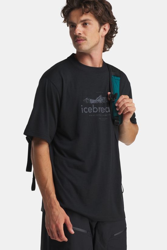 icebreaker Merino 150 Tech Lite Relaxed Heritage T-shirt black