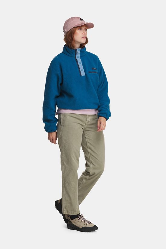 Columbia Helvetia II Cropped Fleece Dames Blue/Blue