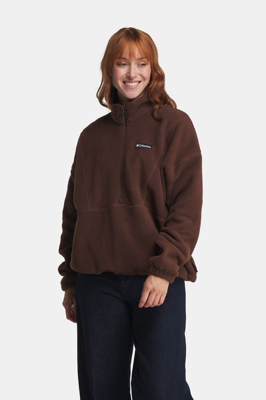Columbia Timber Meadow MTR HZ Fleecetrui Dames Bruin