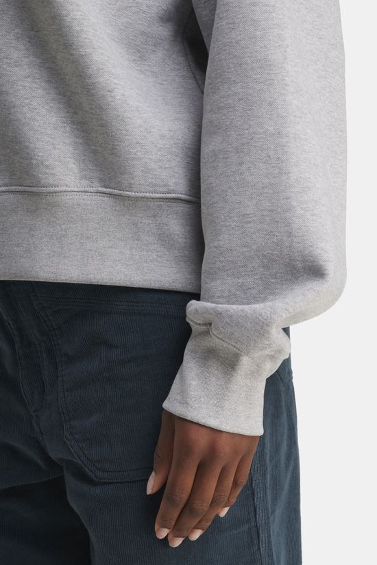 The North Face Essential Simple Dome Boxy OS Crewneck Trui Dames light grey