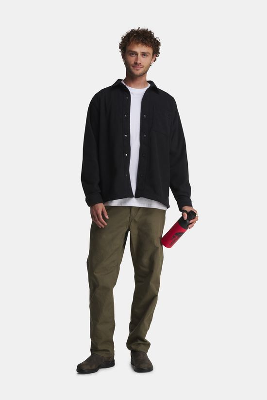 The North Face Open Range Fleece Shirt Met Lange Mouwen Heren black