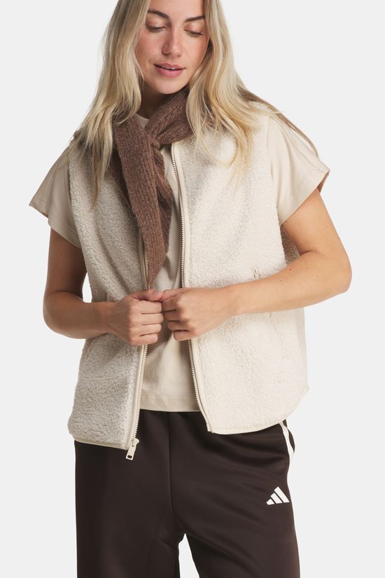 Jack Wolfskin High Curl Fleece Bodywarmer Dames Beige