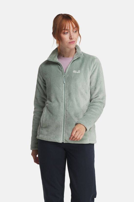 Jack Wolfskin Rotwand 3-In-1 Jas Dames Dark Green/Dark Green