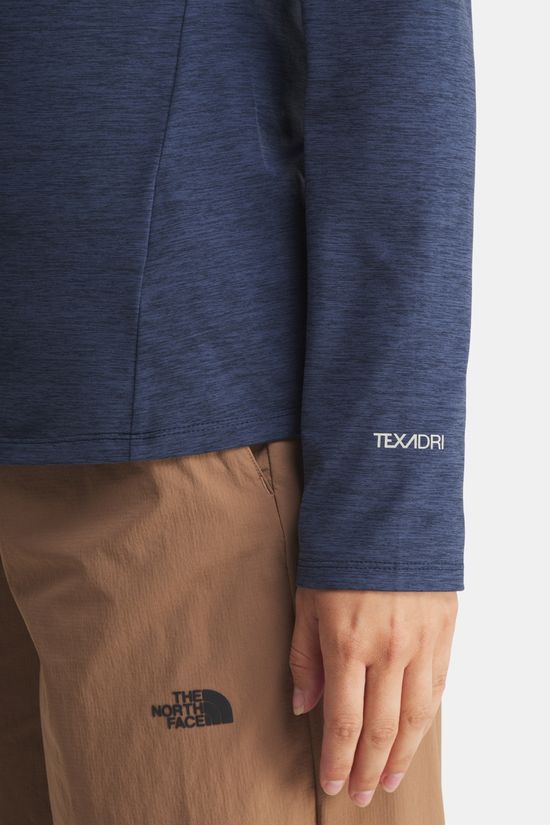 Jack Wolfskin Trail Half Zip Shirt Met Lange Mouwen Dames Navy Blue