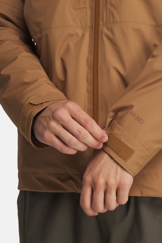 Patagonia Boulder Fork Gevoerde Regenjas mid brown
