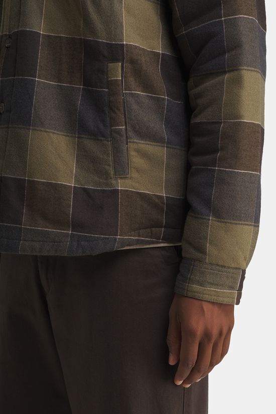 Patagonia LW Insulated Fjord Flannel Shirt Dark Khaki/Patterned
