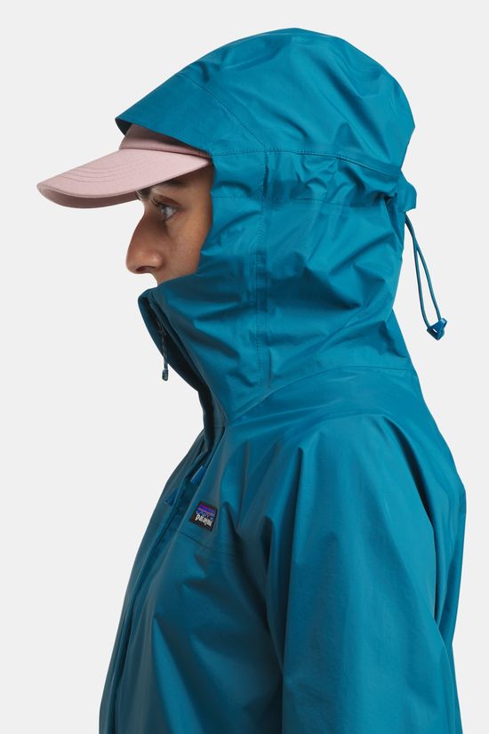 Patagonia Torrentshell 3L Hardshell Jas Dames Mid Blue/Mid Blue