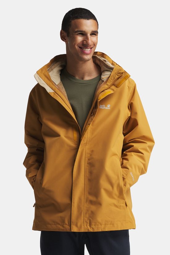 Jack Wolfskin Pinetrail 3-In-1 Jas dark yellow