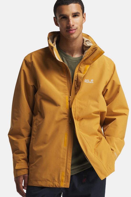 Jack Wolfskin Pinetrail 3-In-1 Jas dark yellow