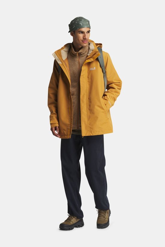 Jack Wolfskin Pinetrail 3-In-1 Jas dark yellow
