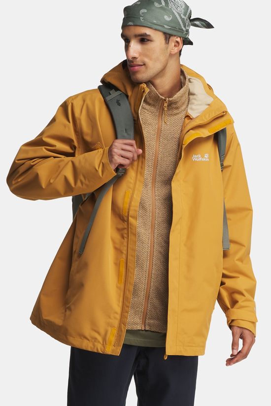Jack Wolfskin Pinetrail 3-In-1 Jas dark yellow