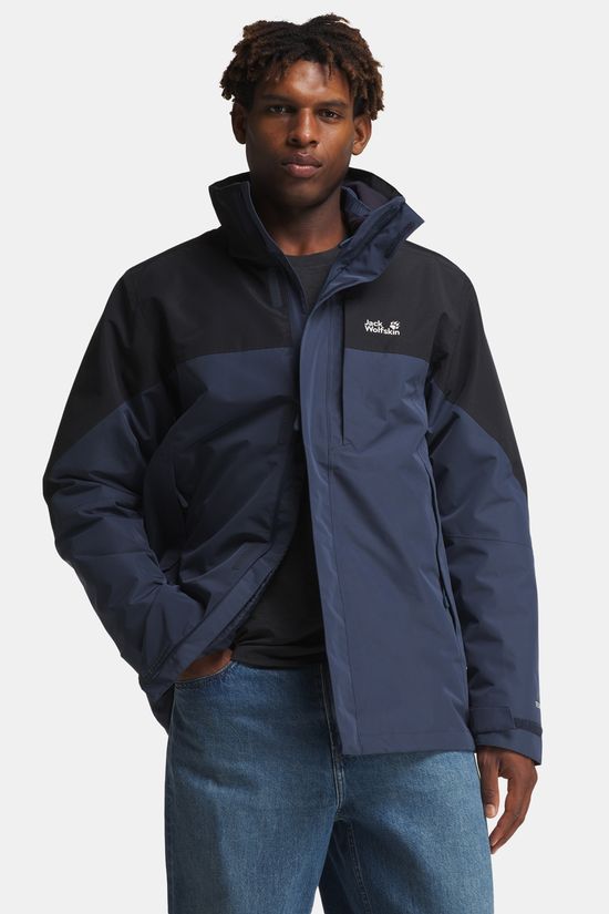 Jack Wolfskin Romberg 2 3-in-1 Jas Heren Navy Blue