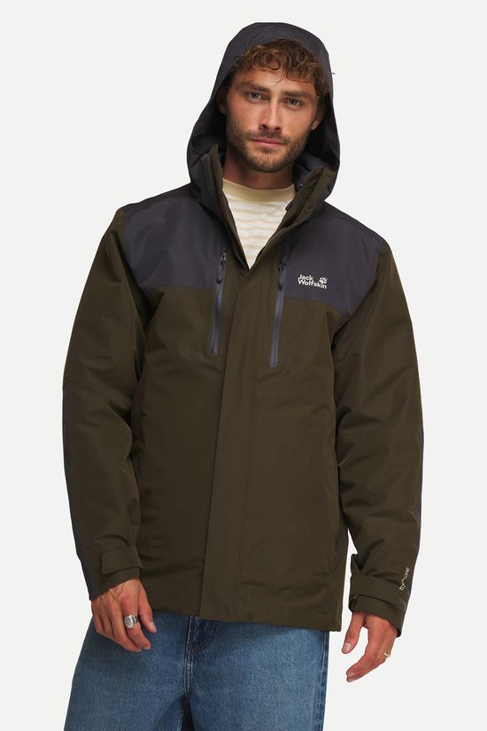 Jack Wolfskin Jasper Pro 3-in-1 Jas Heren dark khaki