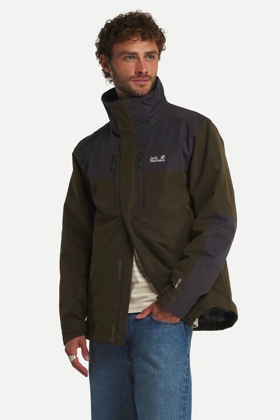 Jack Wolfskin Jasper Pro 3-in-1 Jas Heren dark khaki