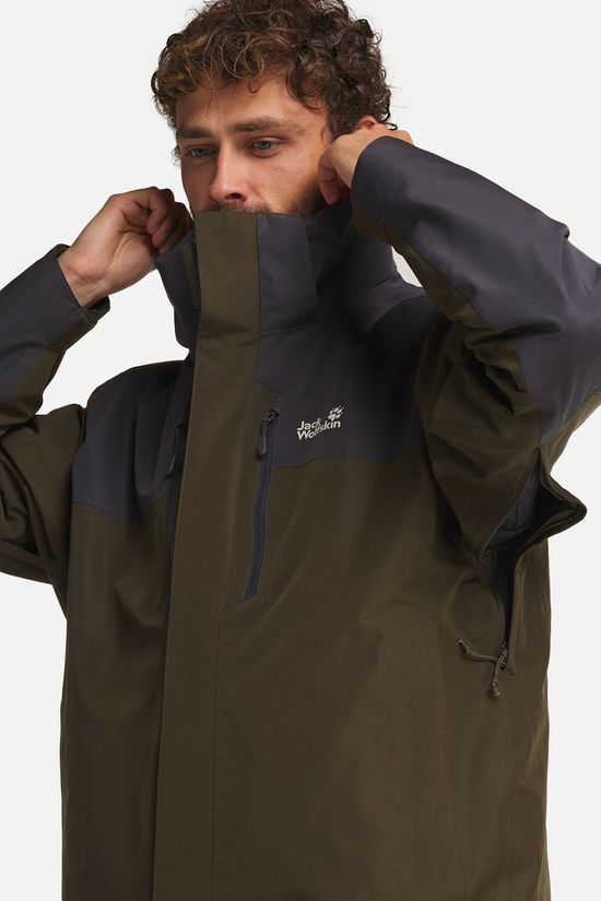 Jack Wolfskin Jasper Pro 3-in-1 Jas Heren dark khaki