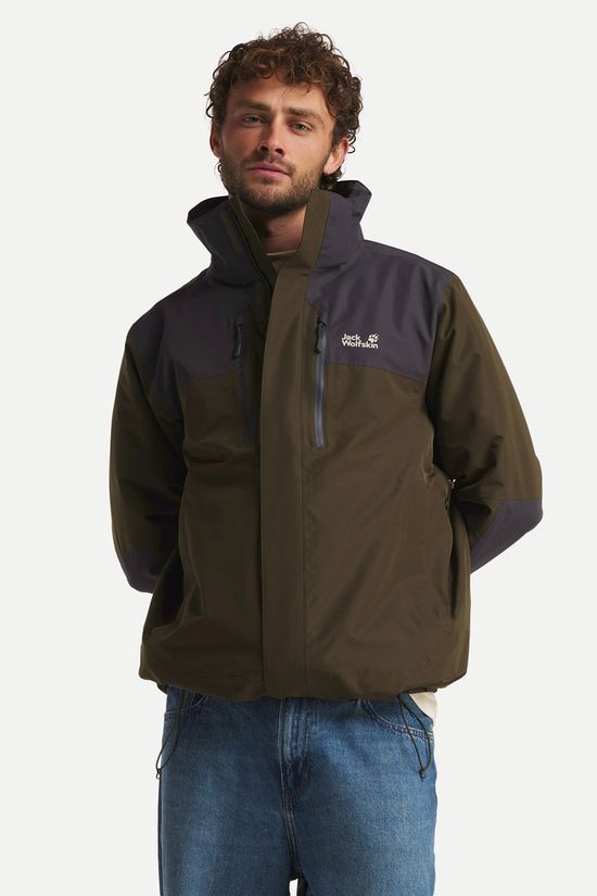 Jack Wolfskin Jasper Pro 3-in-1 Jas Heren dark khaki