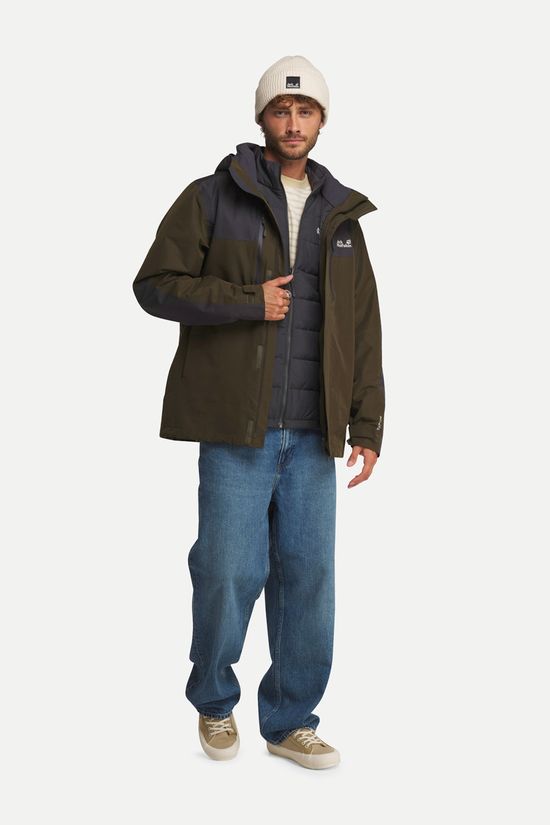 Jack Wolfskin Jasper Pro 3-in-1 Jas Heren dark khaki