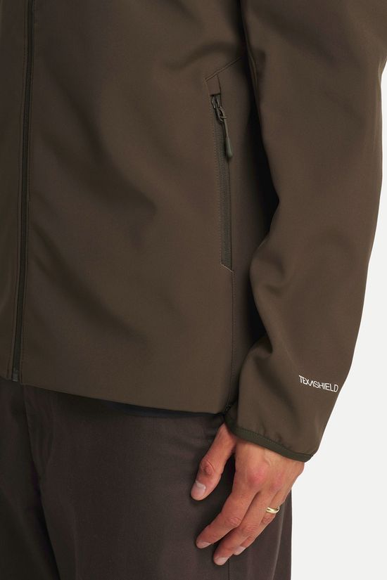 Jack Wolfskin Wild Winds Softshell Jas Heren dark khaki