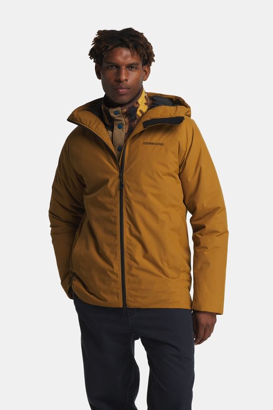Didriksons Marvin Gevoerde Jas Unisex Oranje