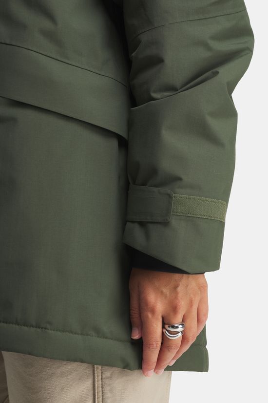 Didriksons Essa Gevoerde Jas Dames dark green