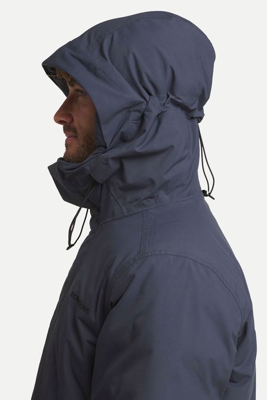 Didriksons Akilles Gevoerde Parka Unisex mid blue