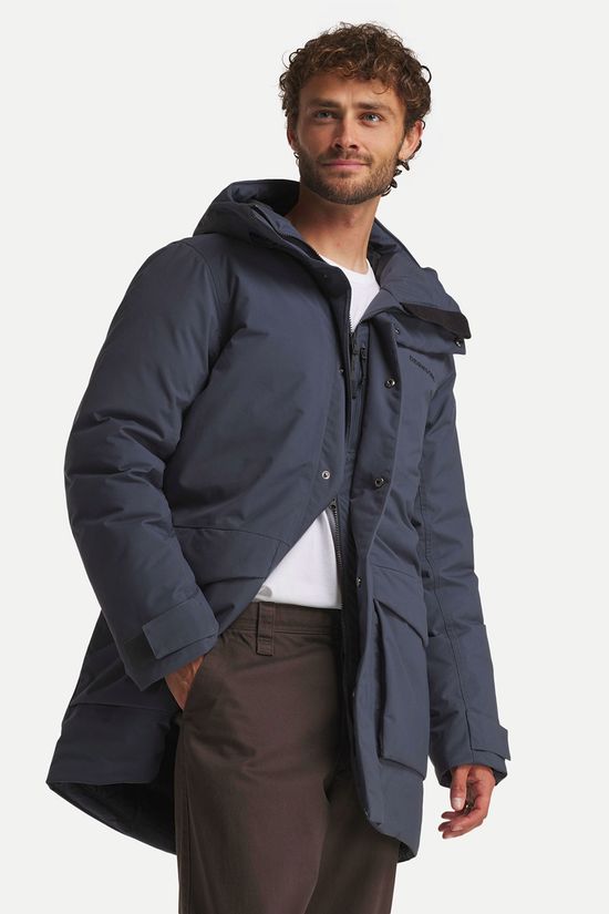 Didriksons Akilles Gevoerde Parka Unisex mid blue