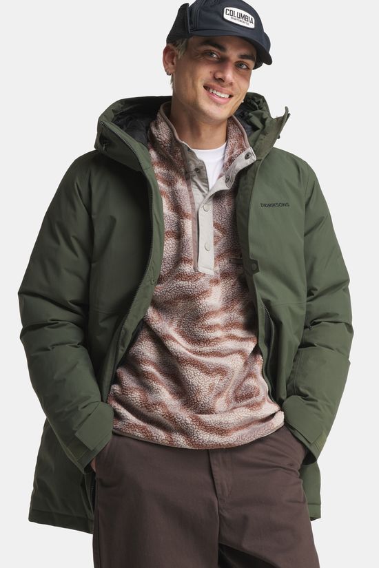 Didriksons Tempest Gevoerde Parka Unisex dark green