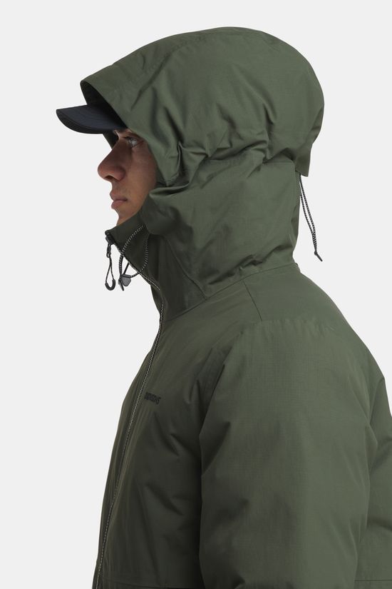 Didriksons Tempest Gevoerde Parka Unisex dark green