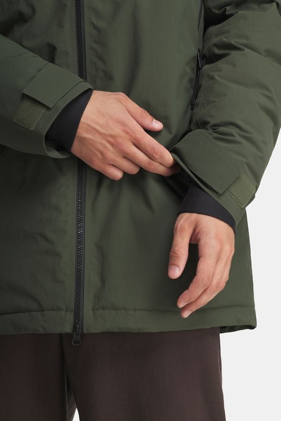 Didriksons Tempest Gevoerde Parka Unisex dark green