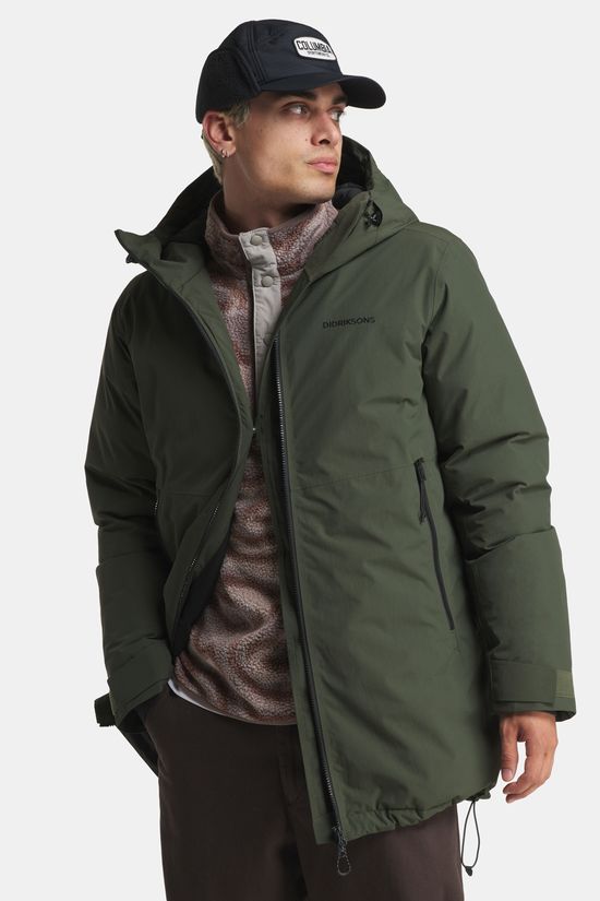 Didriksons Tempest Gevoerde Parka Unisex dark green