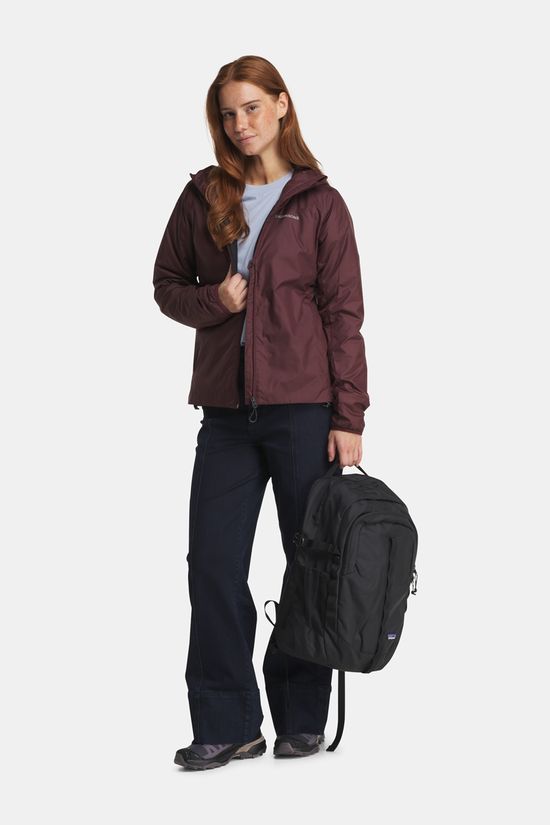 Didriksons Karix Gevoerde Jas Dames Bordeaux / Maroon