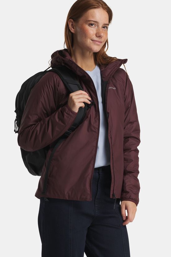 Didriksons Karix Gevoerde Jas Dames Bordeaux / Maroon