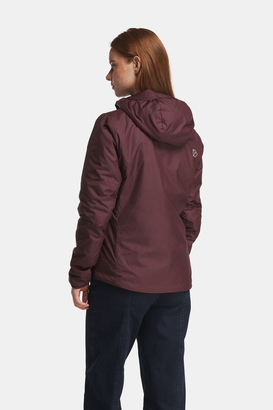 Didriksons Karix Gevoerde Jas Dames Bordeaux / Maroon