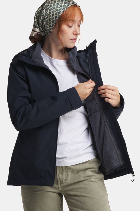 Didriksons Trinya 3-in-1 Jas Dames Navy Blue