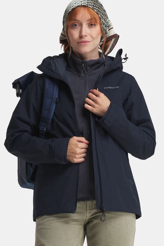 Didriksons Trinya 3-in-1 Jas Dames Navy Blue