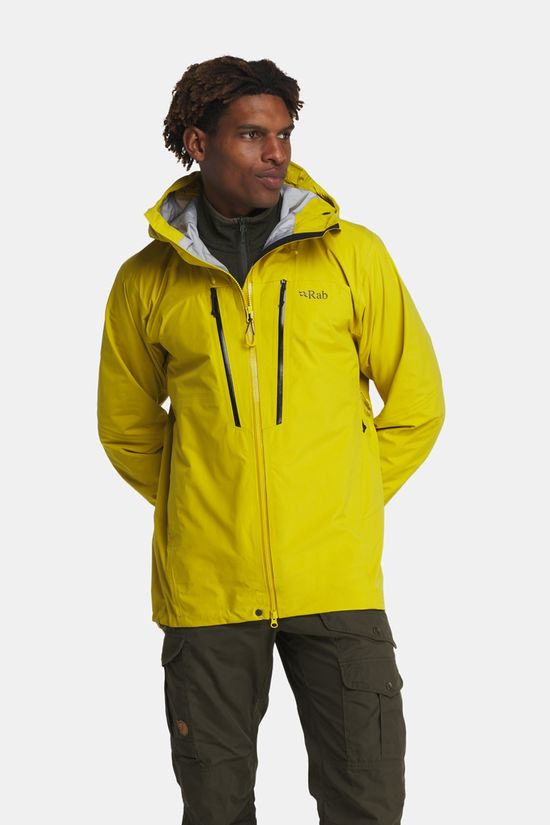 Rab Firewall Guide Hardshell Jas Heren mid yellow